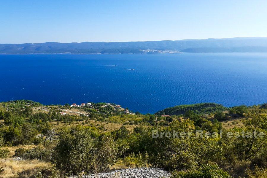 Омиш - Участок под застройку с видом на море