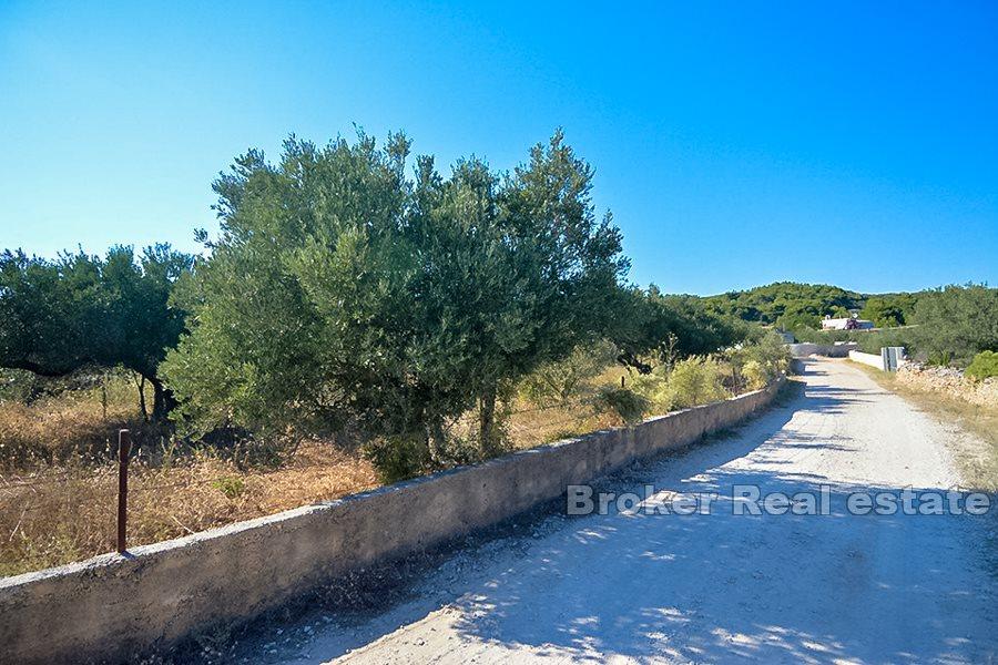 Wyspa Brac, działka budowlana z widokiem na morze