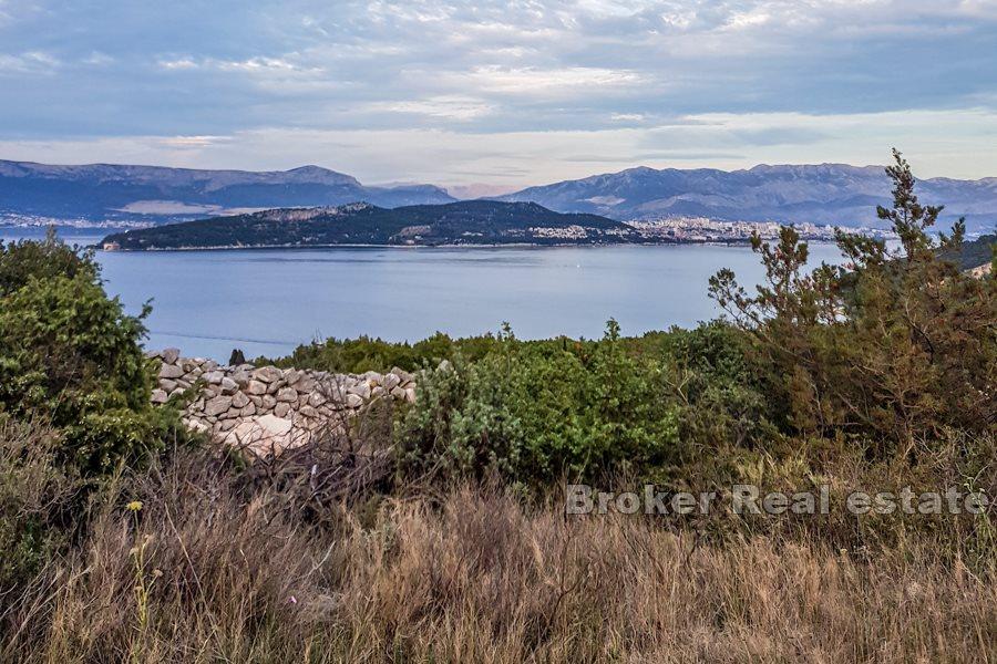 Trogir - Building plot with sea view