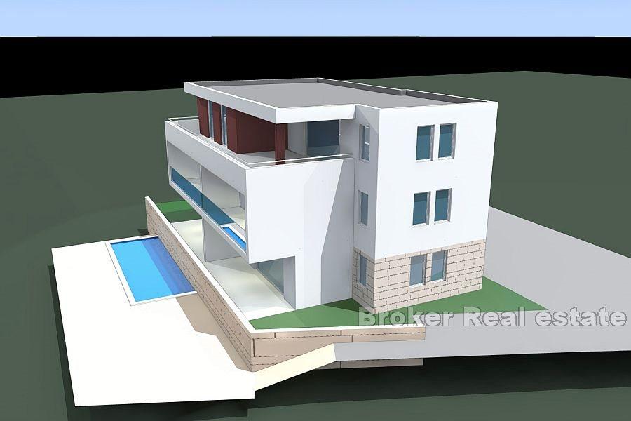 Ostrov Čiovo - Apartmány v nové budově s výhledem na moře