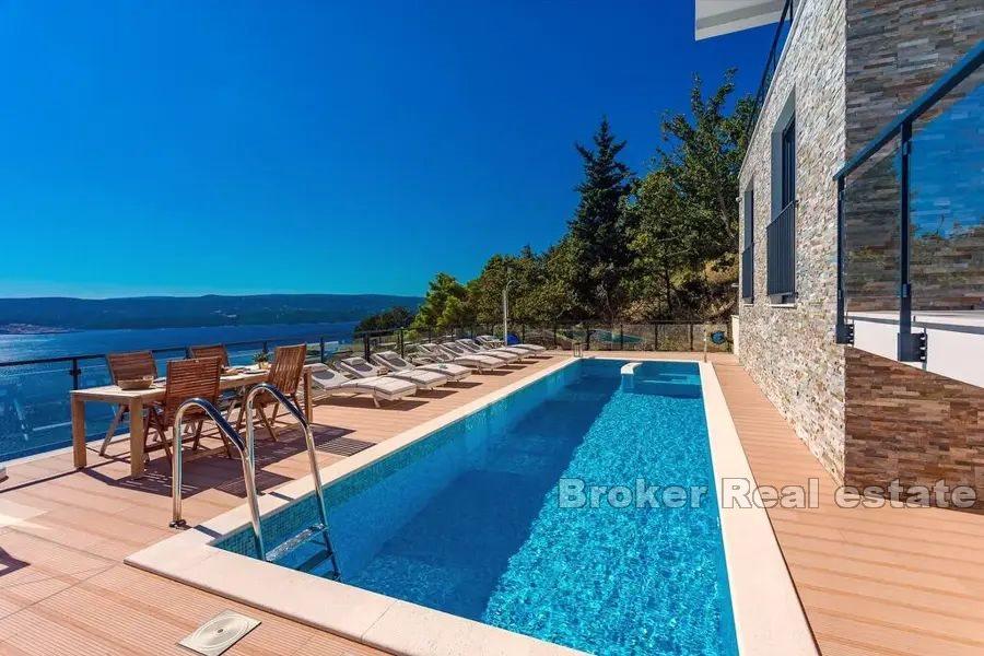 Omis - Villa moderna con piscina e vista mare