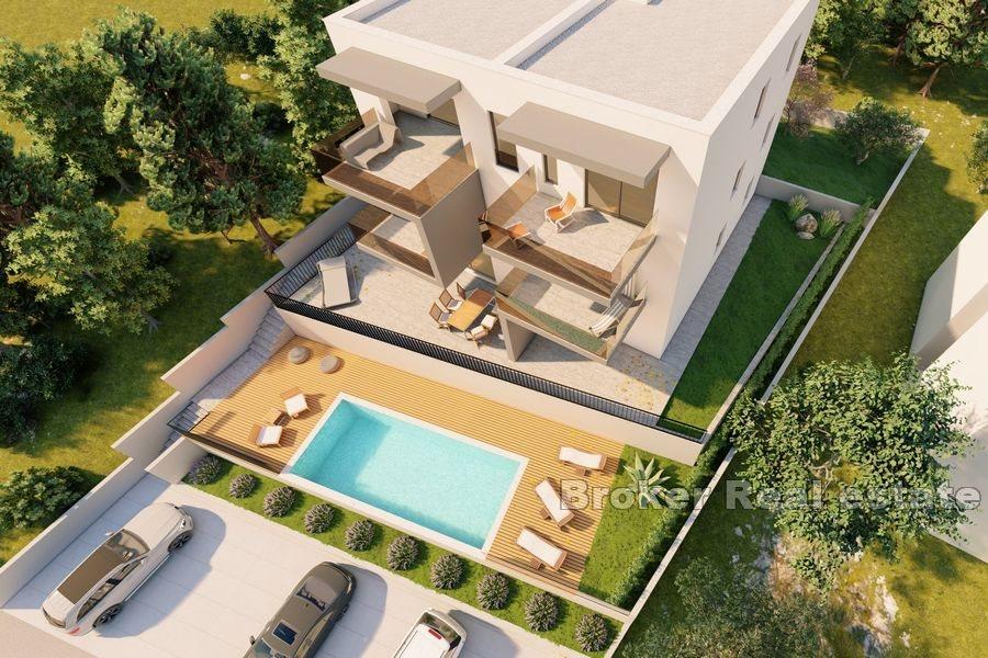 Île de Ciovo - Appartements de luxe avec vue sur la mer