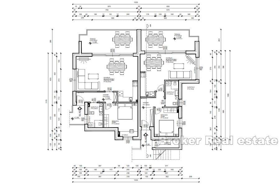 Wyspa Hvar, apartament z jedną sypialnią w nowo wybudowanym budynku