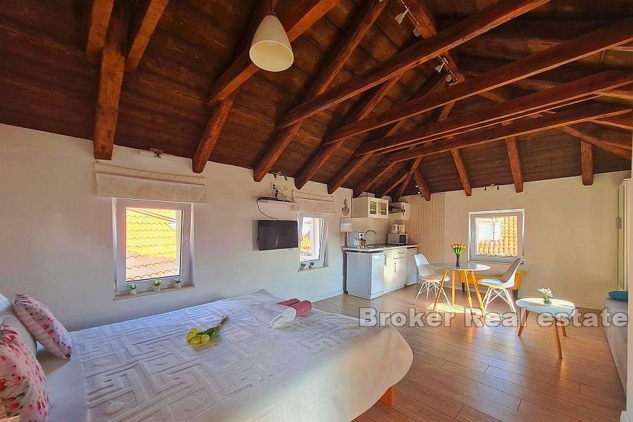 Split centrum - Moderní studio apartmán, výhled na moře