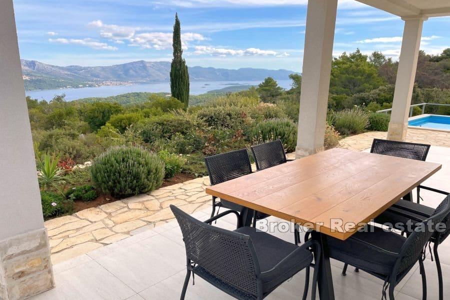 Korčula - Dům s bazénem a panoramatickým výhledem