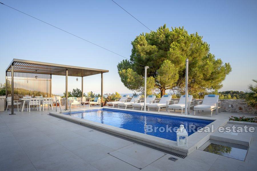 Isola di Hvar - Villa con piscina e vista mare