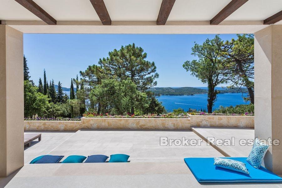 Dubrovnik - Luksusvilla med panoramautsikt over havet