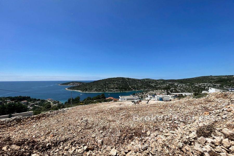 Rogoznica - Terrain à bâtir avec vue mer