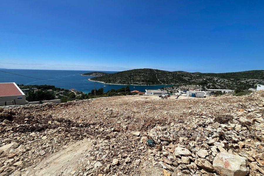 Rogoznica - Terrain à bâtir avec vue mer