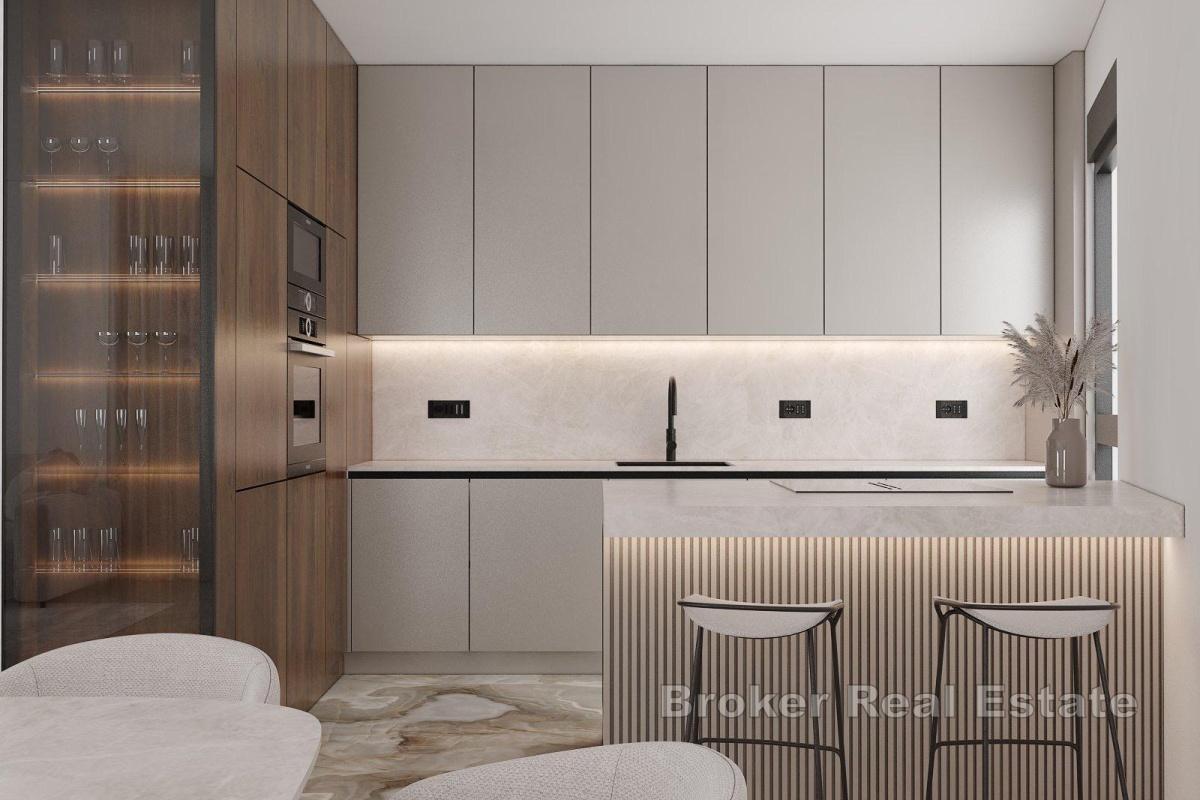 Villa nær sjøen med utsikt