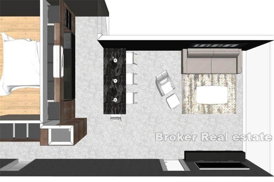 Šibenik - Penthouse in einem Neubau, erste Reihe zum Meer