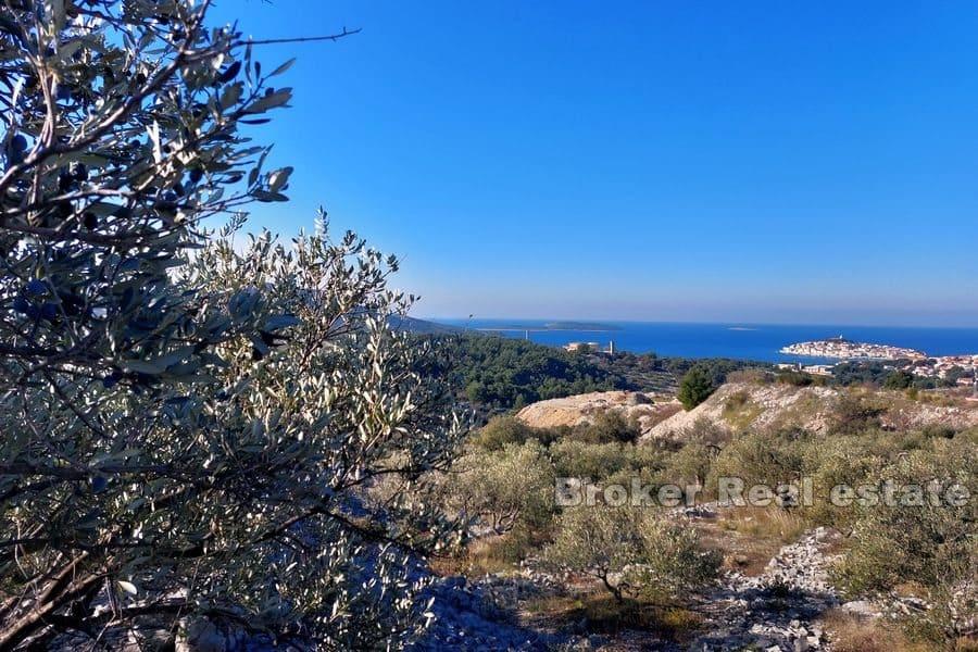 Primosten - Building plot with open sea view