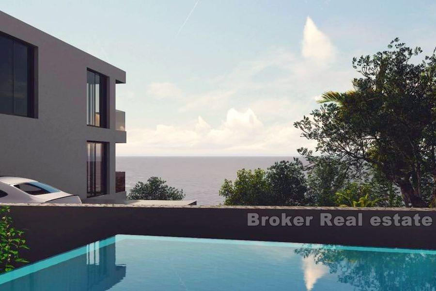 Omiš - Dvě vily s výhledem na moře