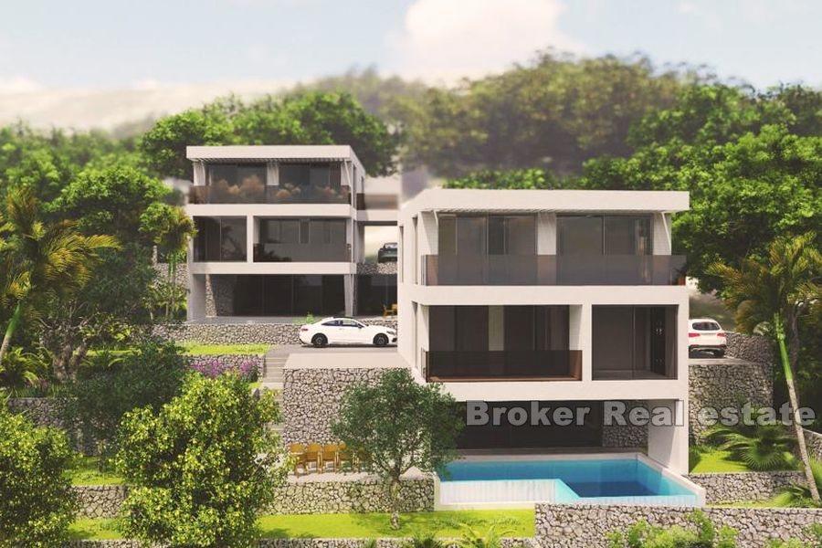 Omiš - Dvě vily s výhledem na moře