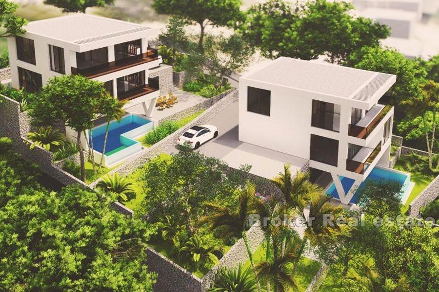 Omiš - Dvě vily s výhledem na moře