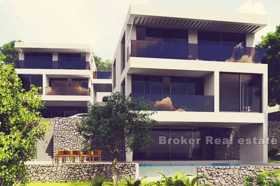 Omiš - Dvě vily s výhledem na moře