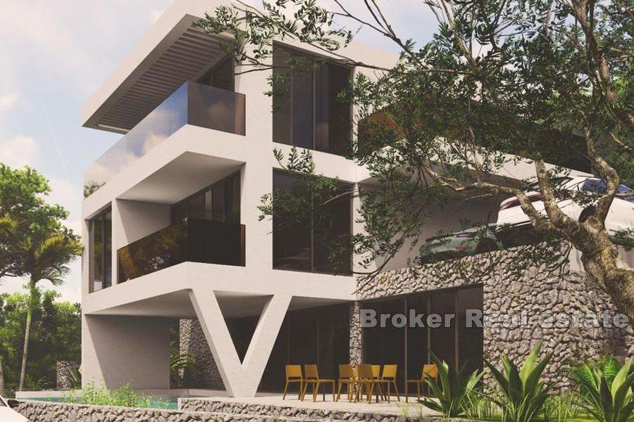 Omiš - Dvě vily s výhledem na moře