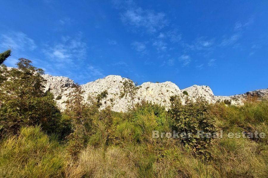 Omiš - Building plot with a panoramic view