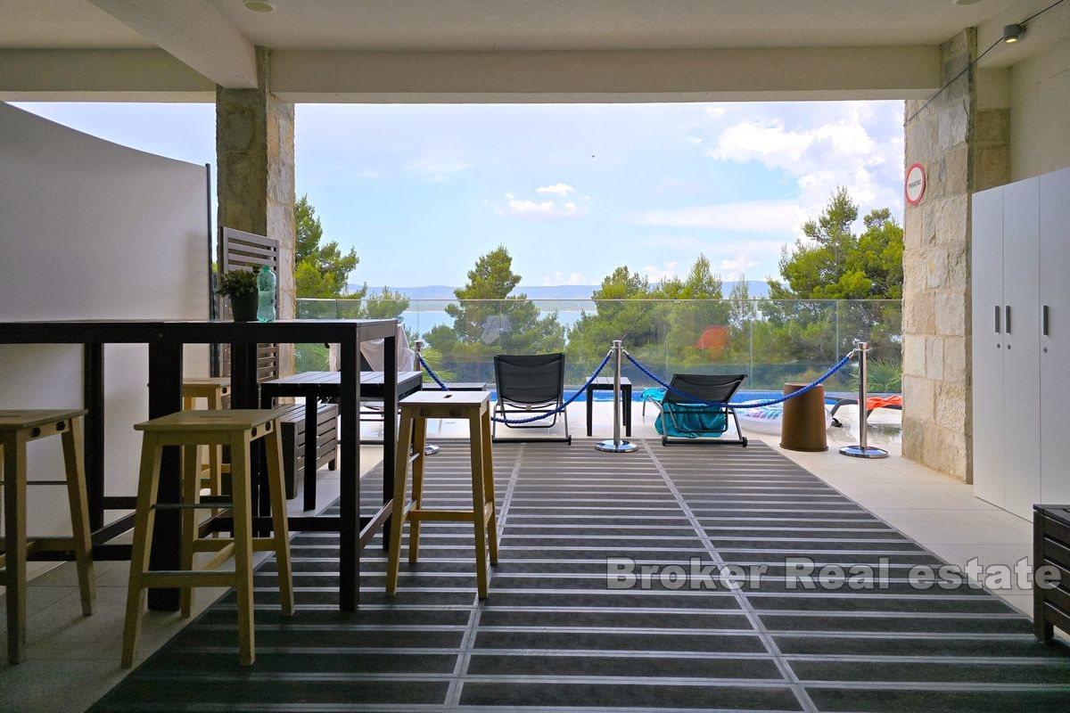 Omiš - Apartmán v modernom bytovom dome blízko mora