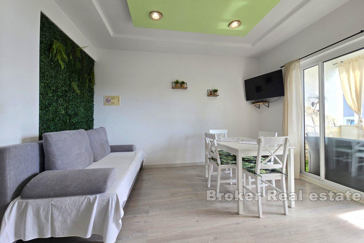 Immeuble mitoyen proche de la mer