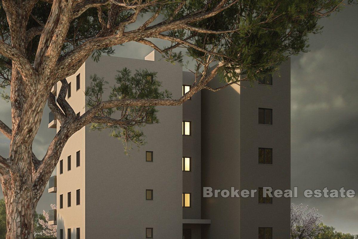 Apartamenty na ostatnim piętrze nowego budynku