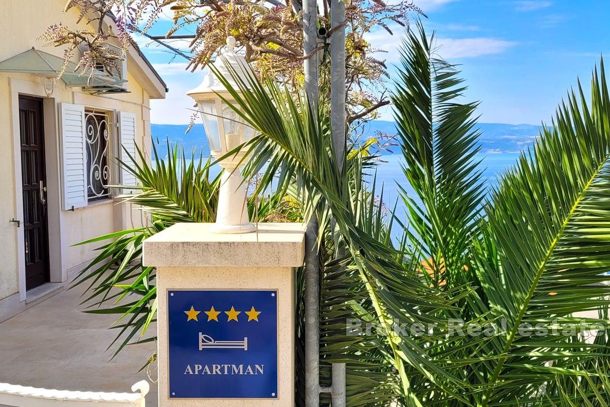 Omiš - Casa con vista panoramica sul mare