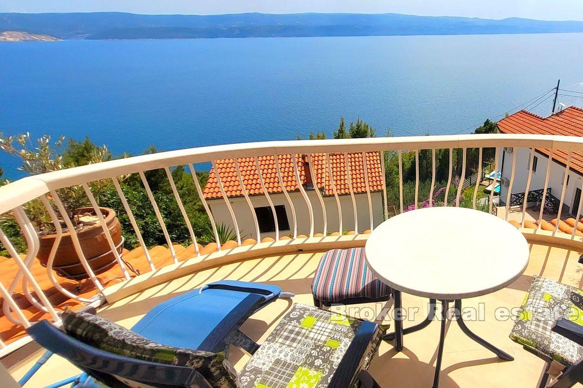 Omiš - Maison avec vue panoramique sur la mer