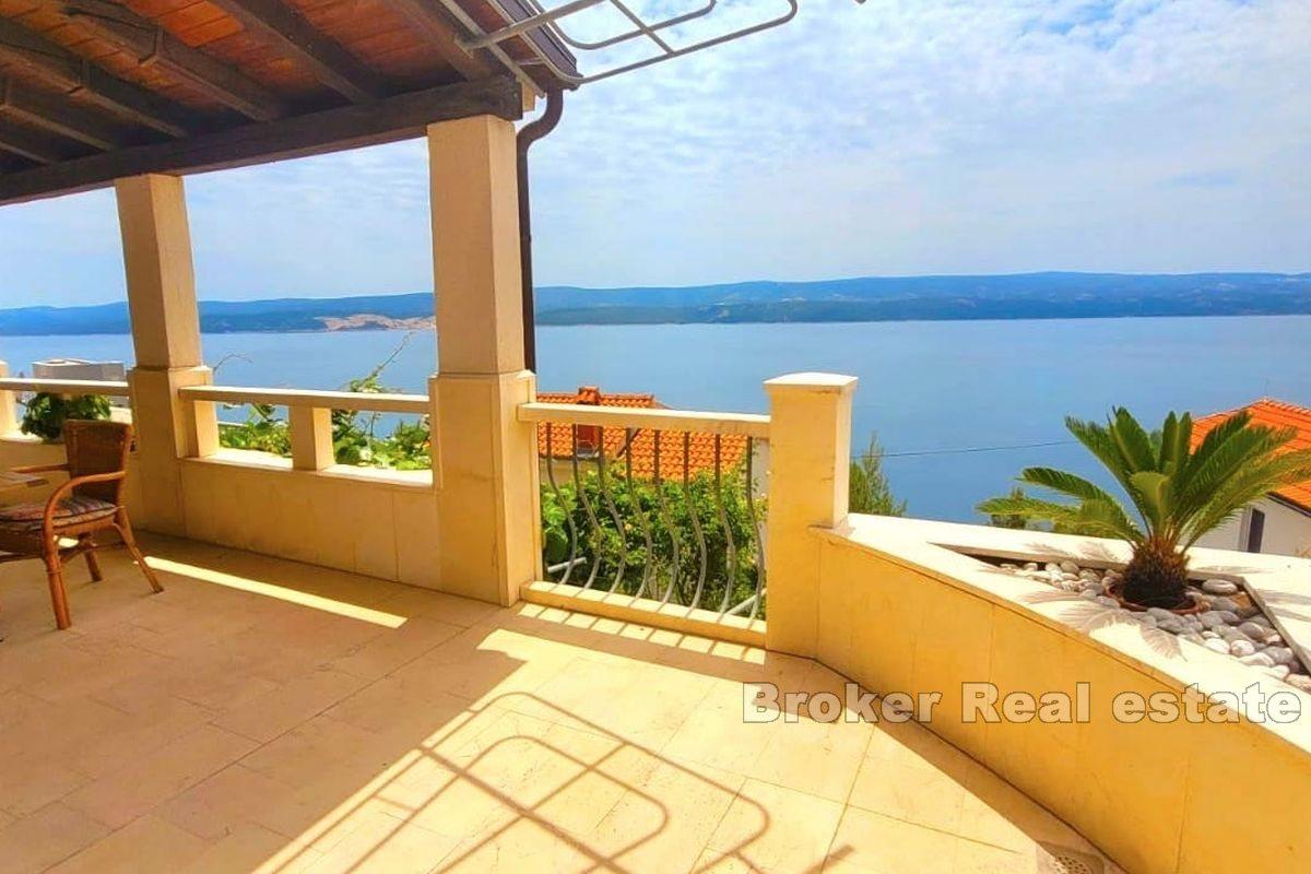Omiš - Casa con vista panoramica sul mare