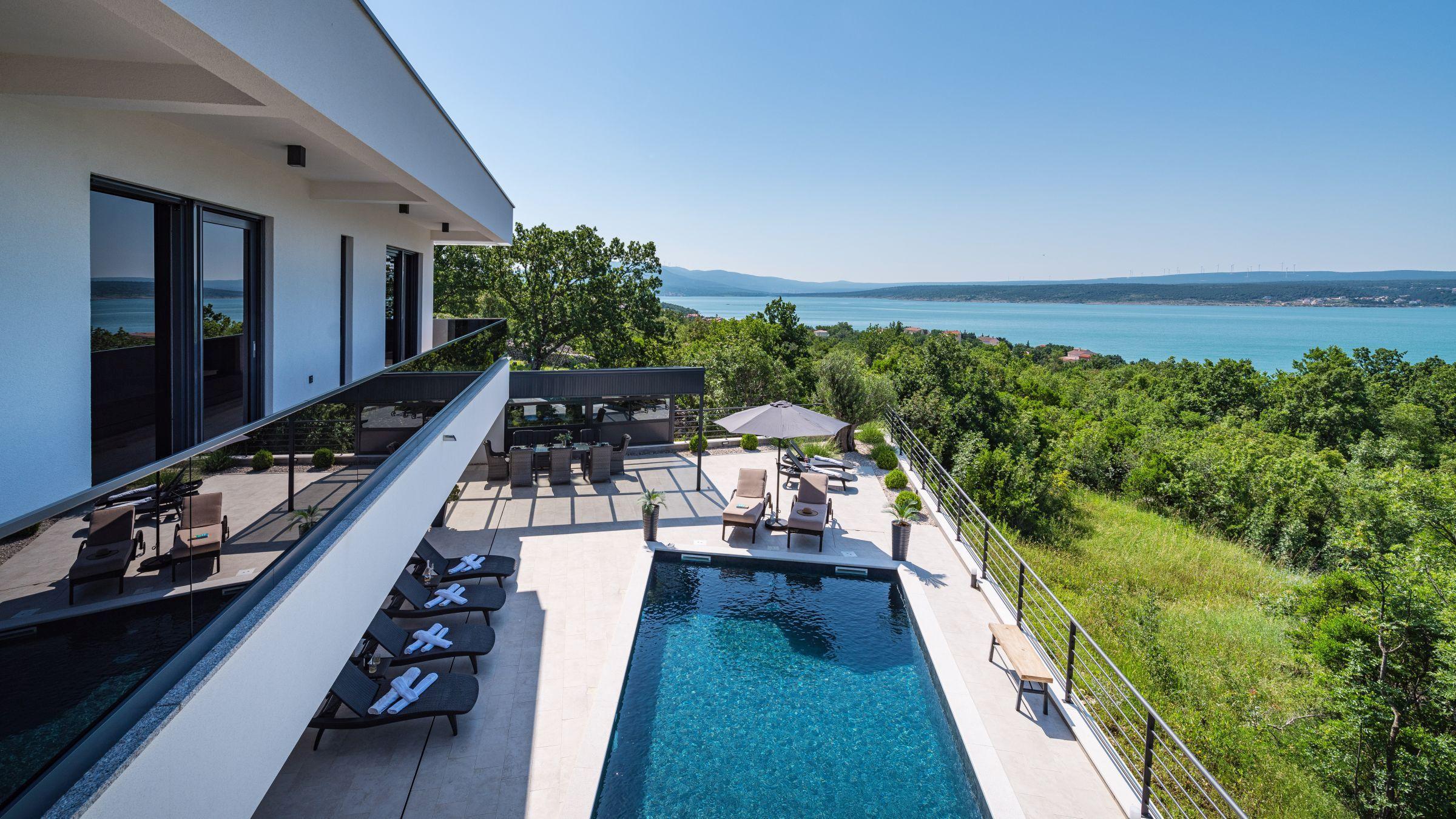 Zadar - Piękna willa z widokiem na morze