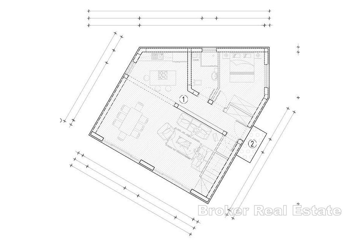 Villa under uppförande i Rogoznica