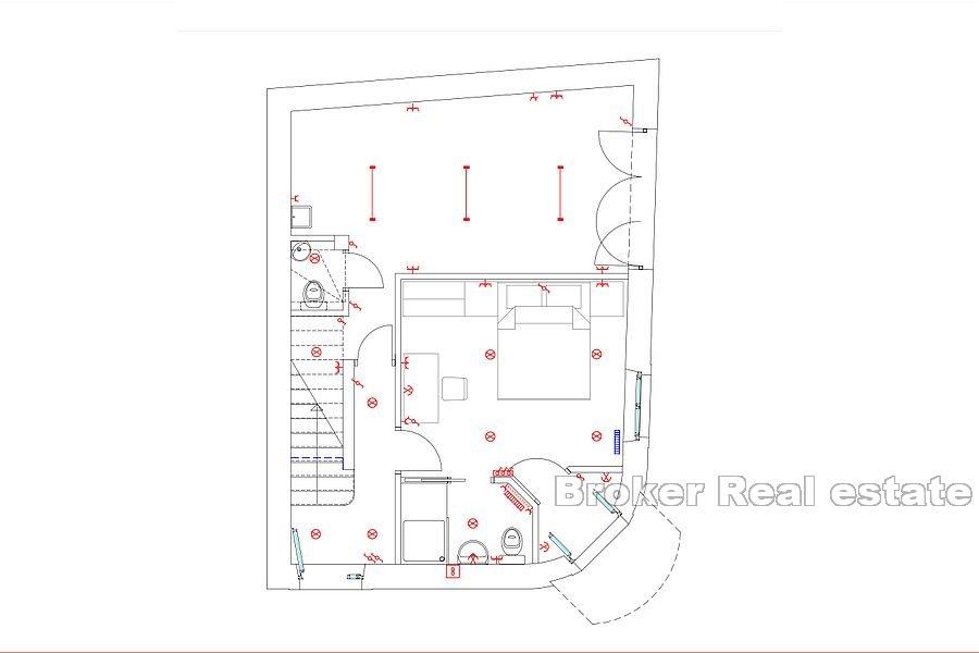 Kastela - Renoviertes Haus mit Meerblick