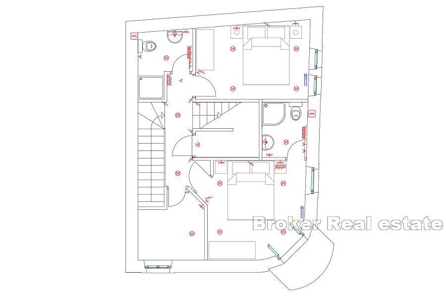 Kastela - Renoviertes Haus mit Meerblick