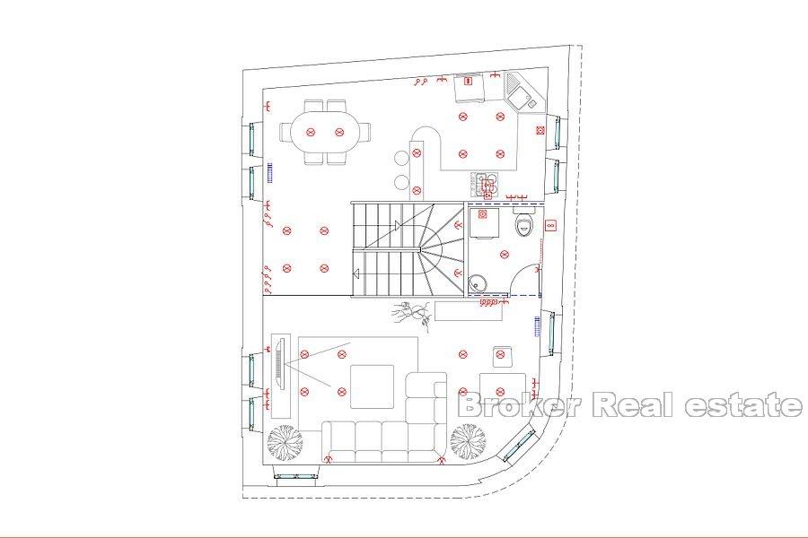Kastela - Renoviertes Haus mit Meerblick