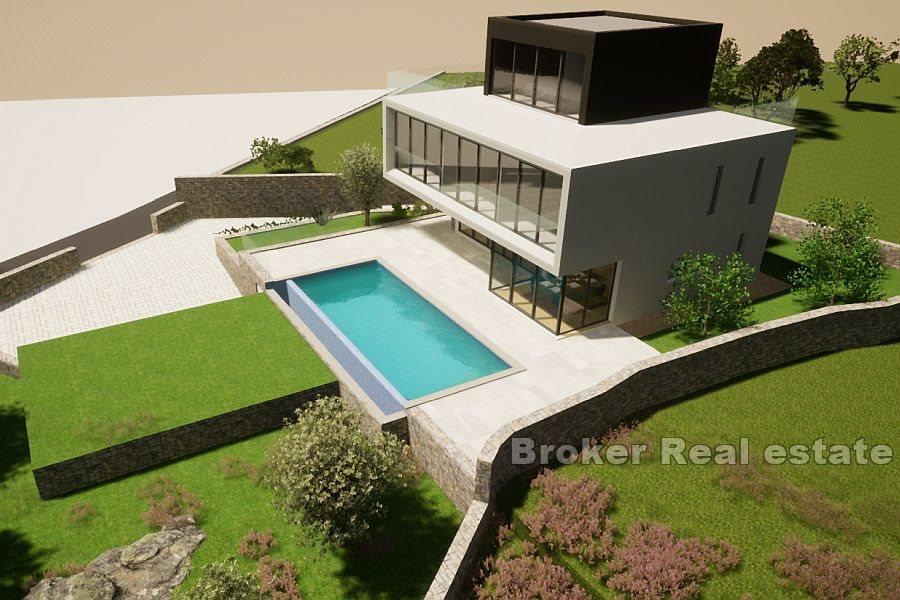 Rogoznica - Modern villa under construction