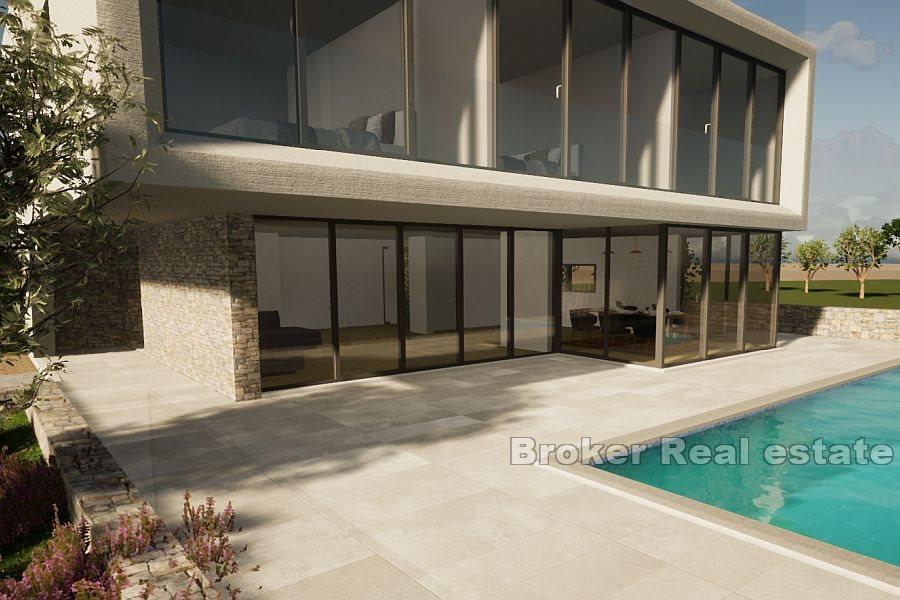 Rogoznica - Modern villa under construction