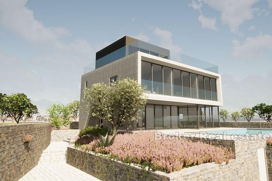 Rogoznica - Modern villa under construction