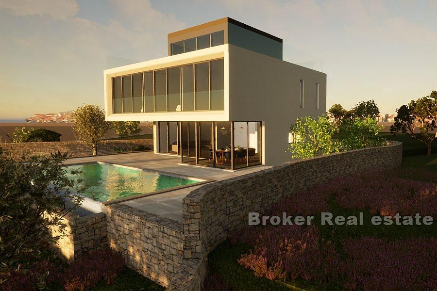 Rogoznica - Modern villa under construction