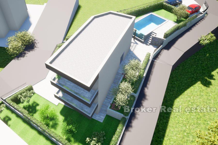 Øya Ciovo - Hus med basseng