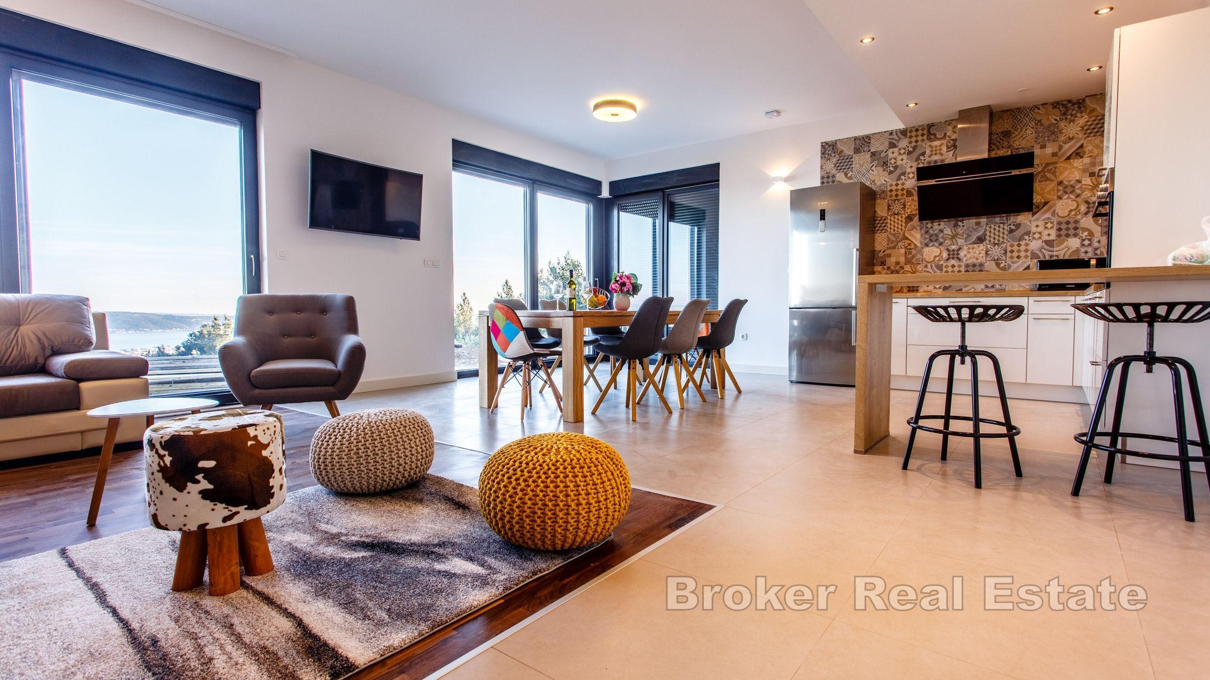 Villa mit Panoramablick auf das Meer