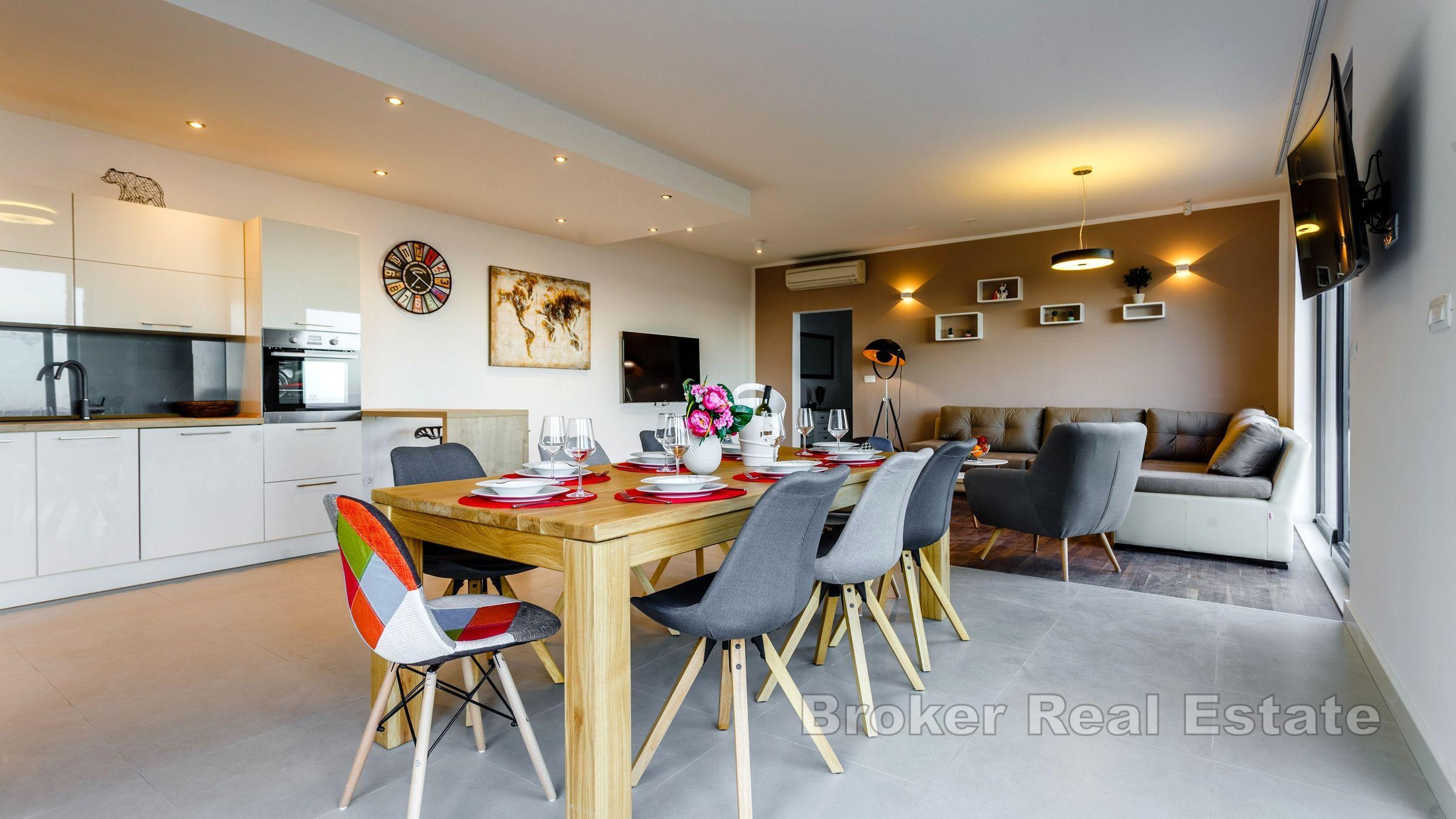 Villa mit Panoramablick auf das Meer