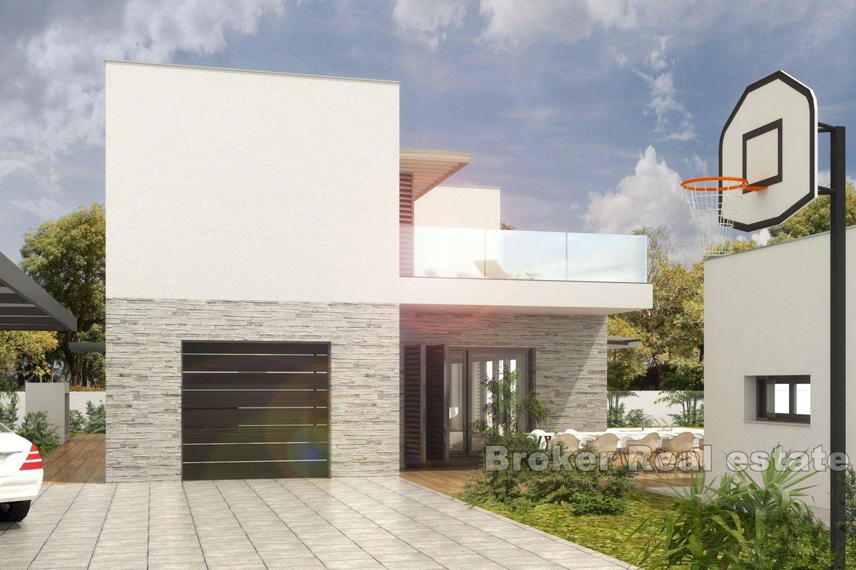 Maison inachevée avec piscine