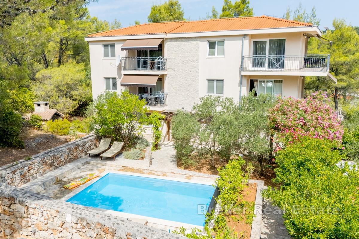 Villa con piscina e vista mare - Hvar