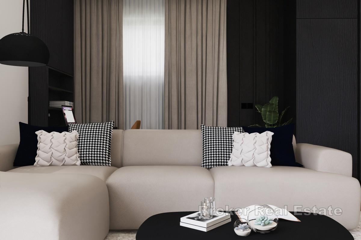 Moderne middelhavsvilla med havutsikt