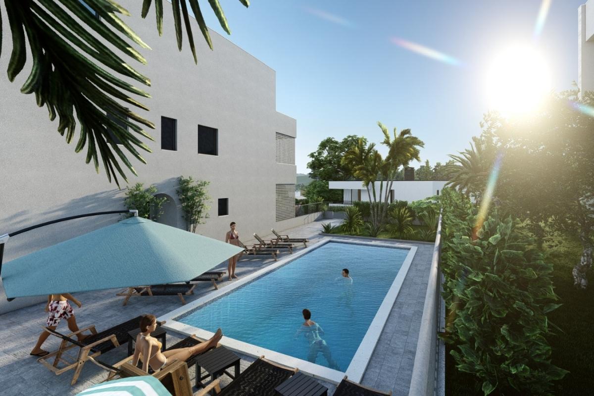 Apartament na wyspie Ciovo nad morzem