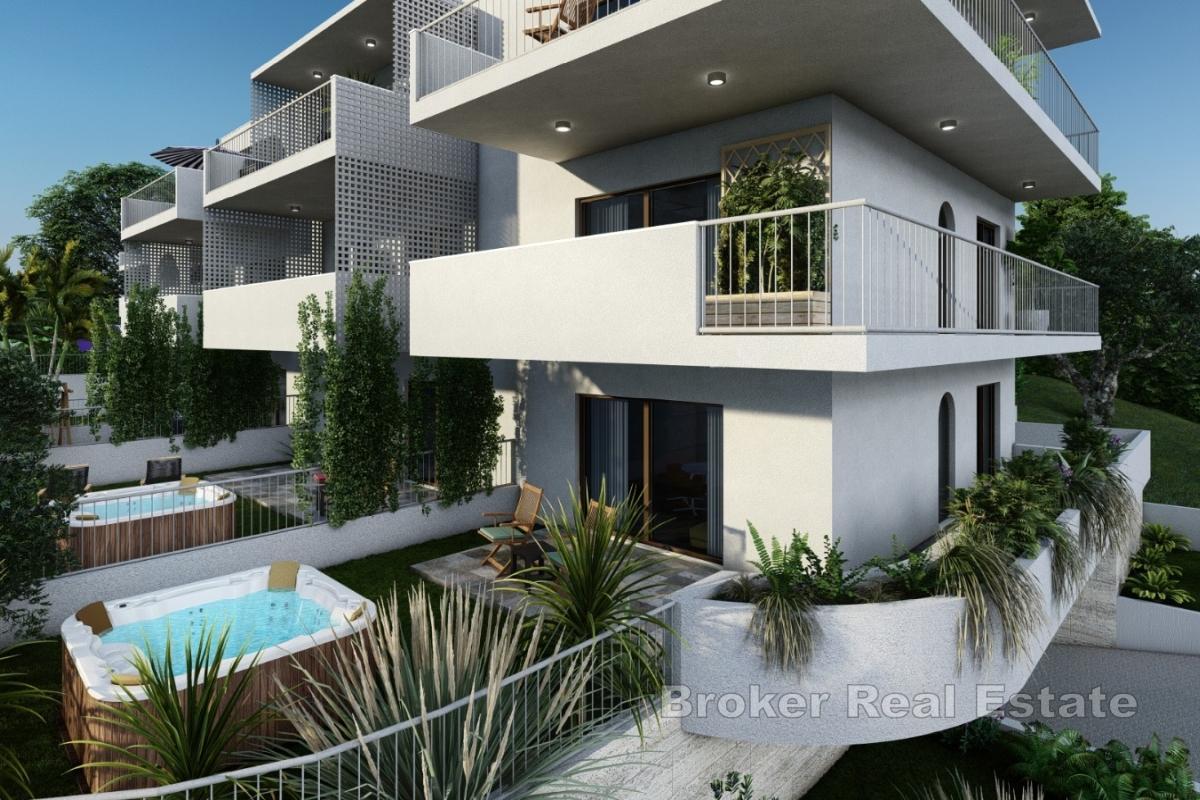 Apartament na wyspie Ciovo nad morzem