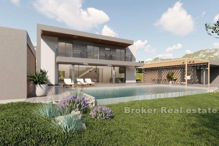 Marina - Hus under uppförande med havsutsikt