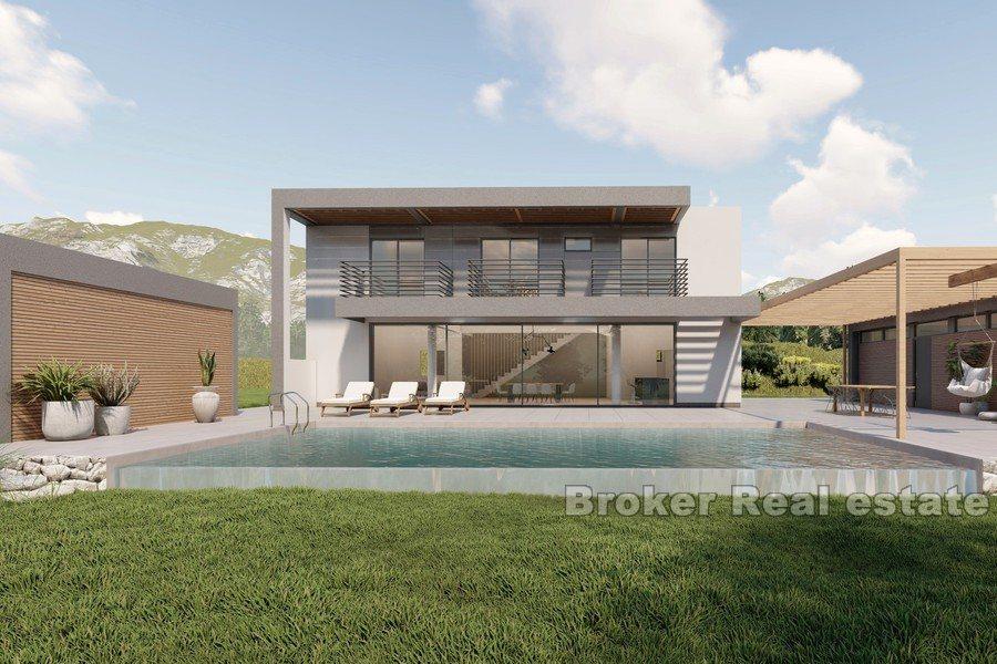 Marina - Maison en construction avec vue mer
