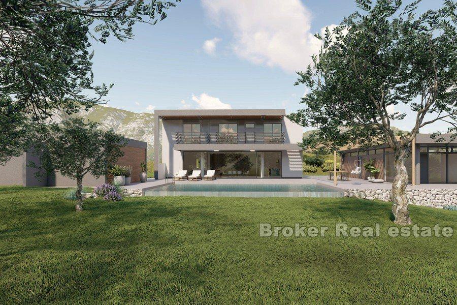 Marina - Maison en construction avec vue mer