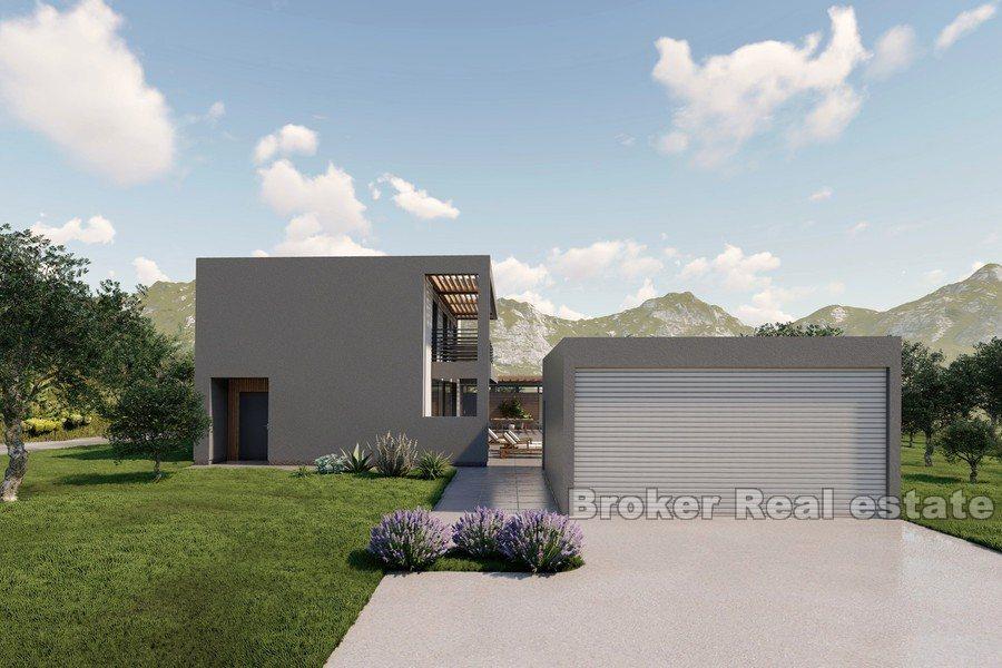 Marina - Maison en construction avec vue mer
