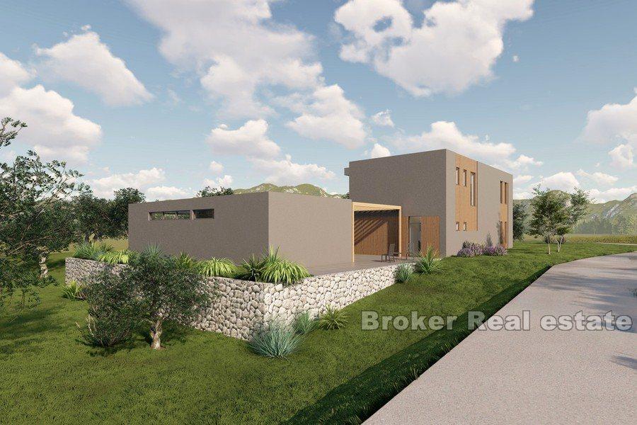 Marina - Maison en construction avec vue mer